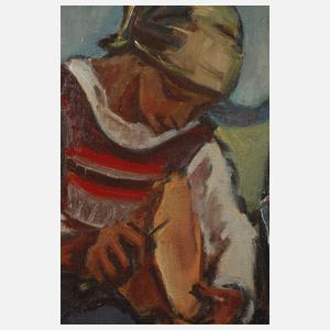 Expressionist, Rastendes Bauernpaar