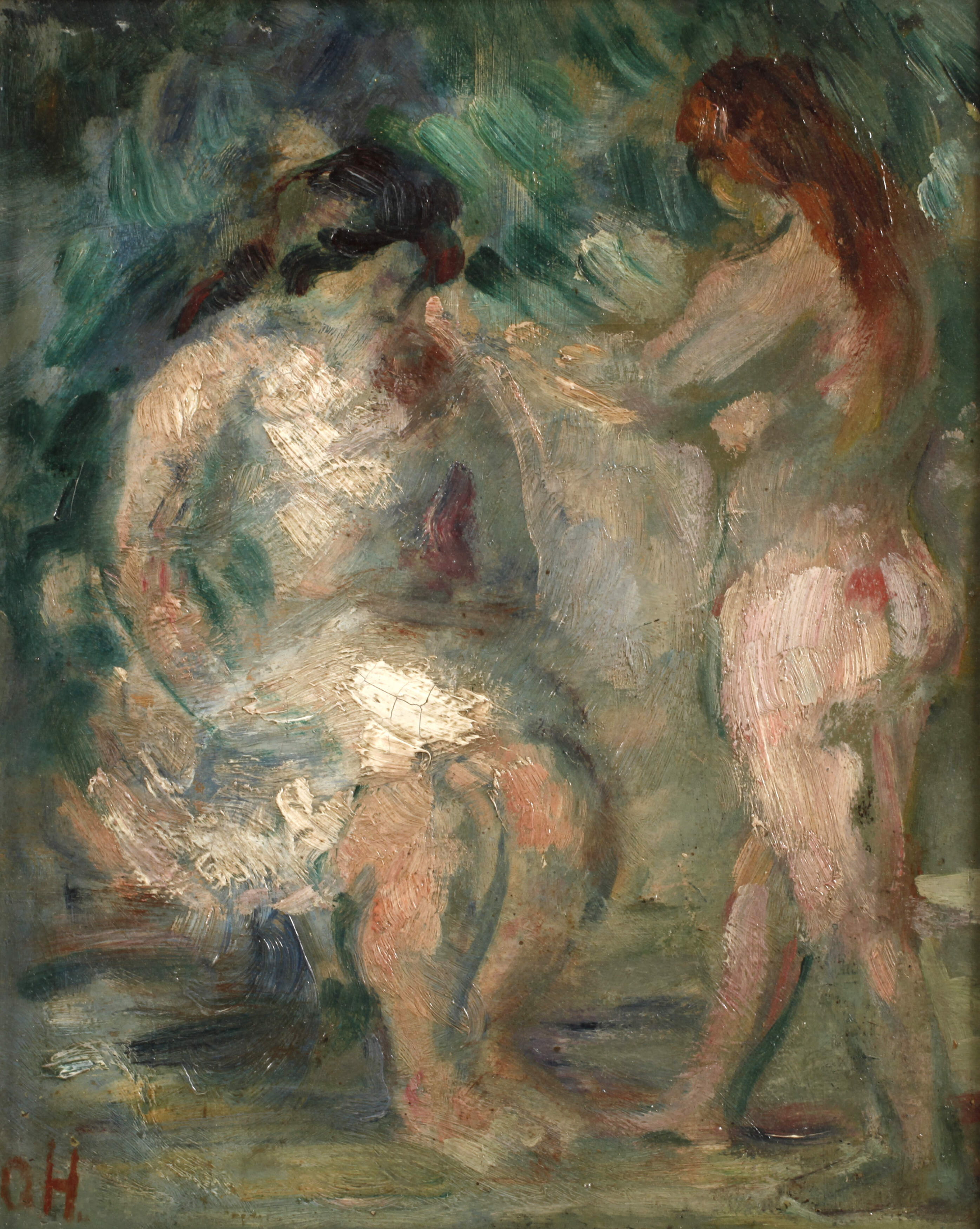 Expressionist, Akte in freier Natur