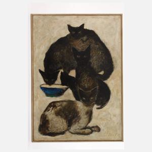 Künstler der Moderne, Abstraktes Katzenbild