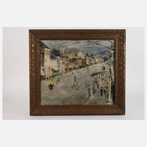 Belebte Straßenszene