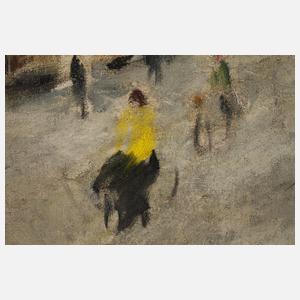 Belebte Straßenszene