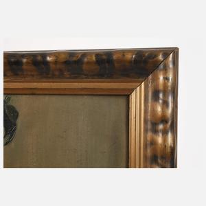 Stillleben mit Blumen, Teekanne und Äpfeln