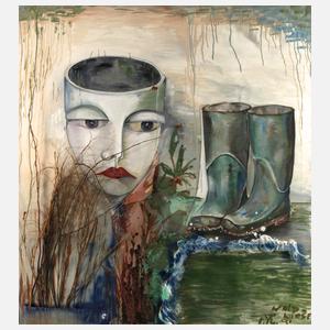 Frédérique van Eyseren, Assemblage "Wald-Wiese"