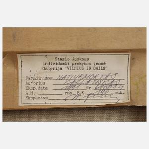 Jonas Kazlauskas, attr., Stillleben