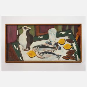 Heinrich Lietz, attr., Fischstillleben