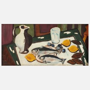 Heinrich Lietz, attr., Fischstillleben