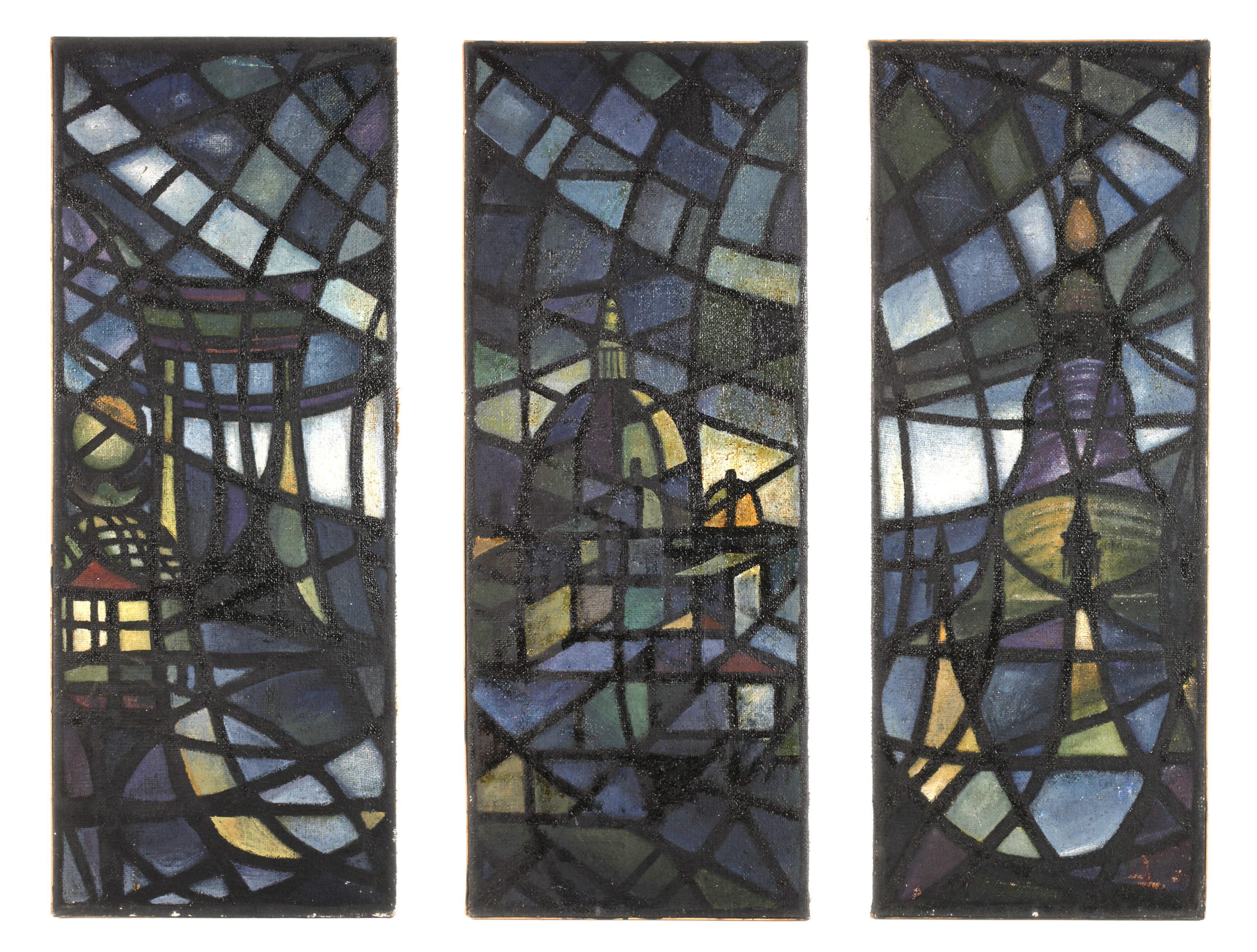 Otfried Mahnke, attr., Triptychon