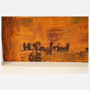 H. Seyfried, Mond über der Stadt