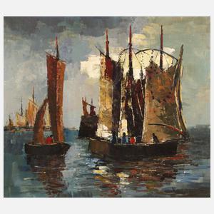 Segelschiffe auf dem Meer