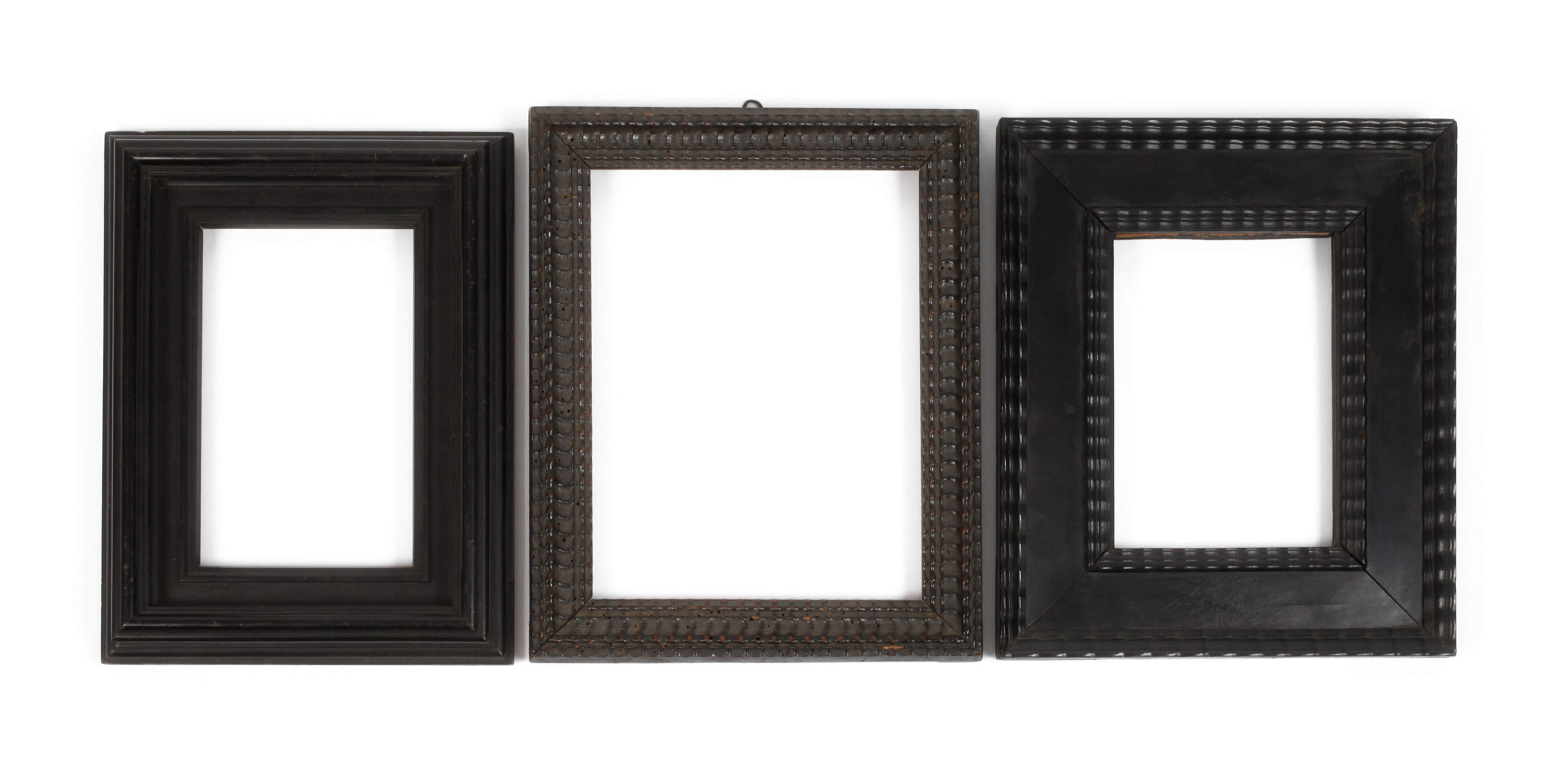 Drei kleine Flammleisten