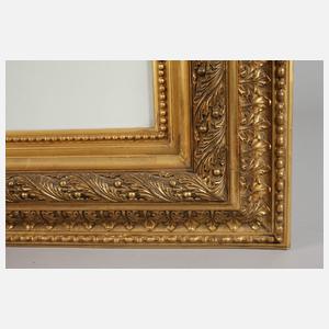 Paar große Goldstuckleisten Spätbiedermeier