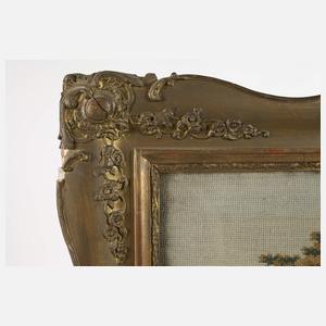 Paar Rahmen Biedermeier mit Stickerei