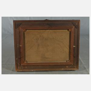 Rahmen Historismus mit Alpenlandschaft