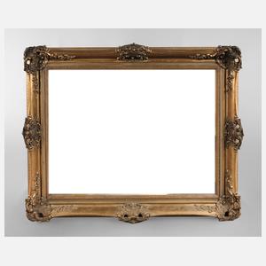 Rahmen Historismus mit Alpenlandschaft