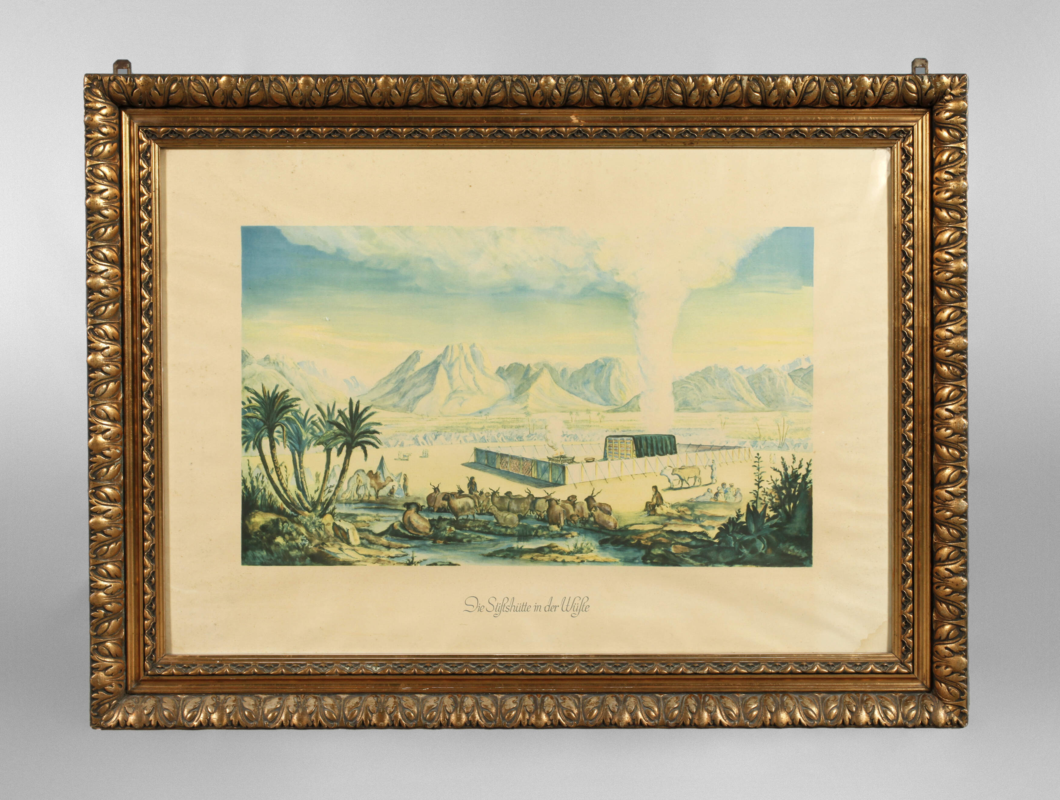 Goldstuckrahmen Jugendstil mit Heiligtum