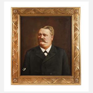 Rahmen Jugendstil mit Herrenportrait