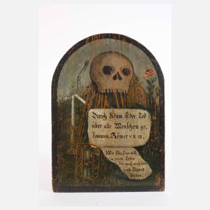 Wandtafel Memento Mori