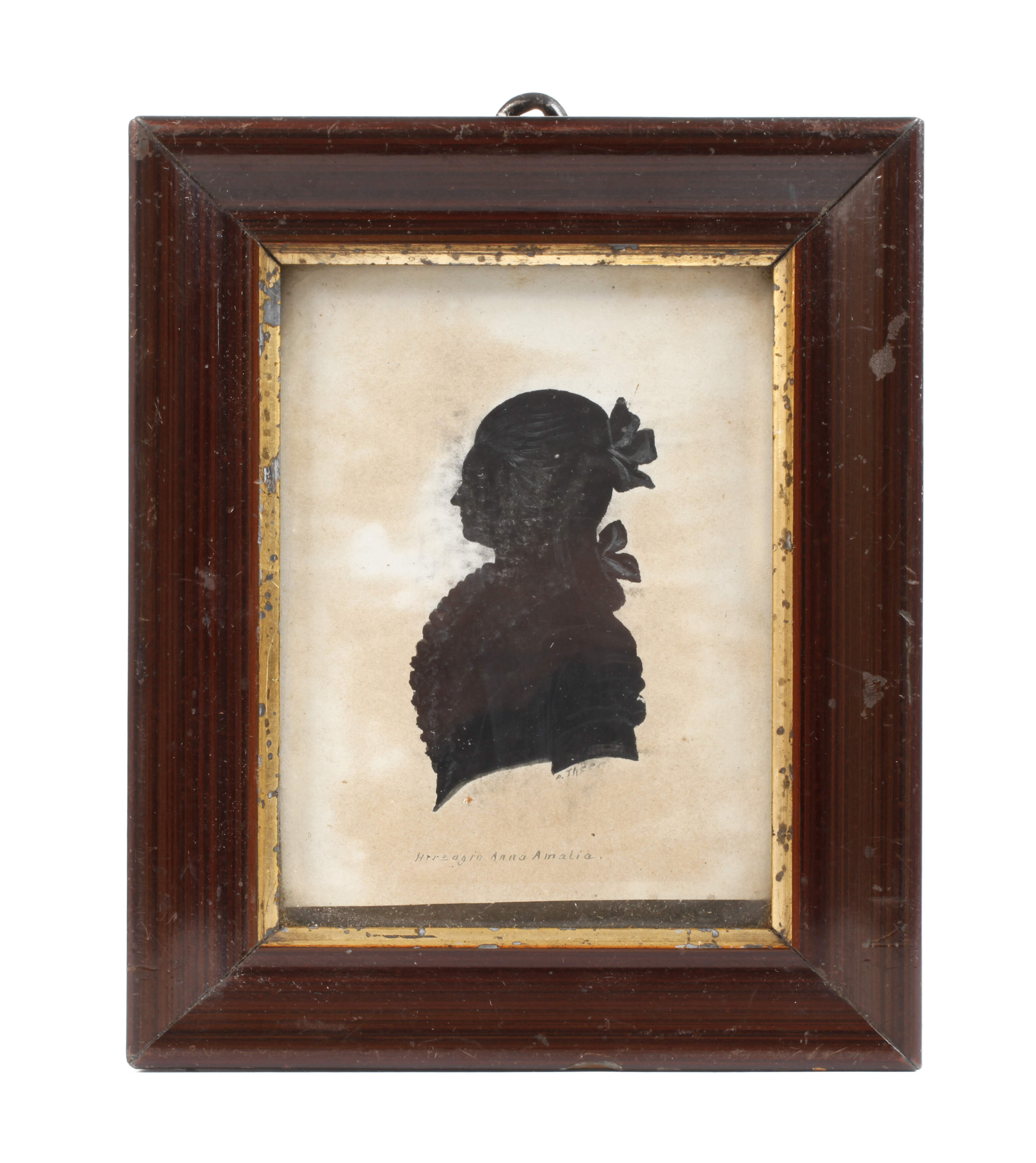 Schattenriss Herzogin Anna Amalia