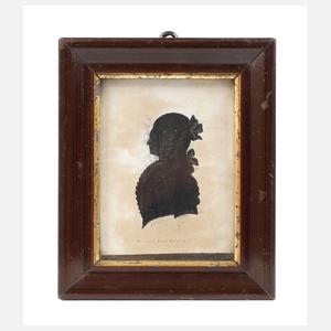 Schattenriss Herzogin Anna Amalia