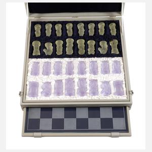 Schachspiel Glas