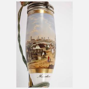 Feine Pfeife mit Ansicht München aus Adelsbesitz