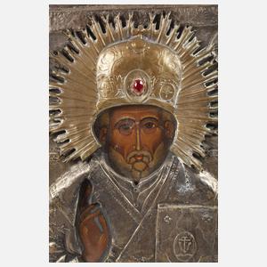 Ikone Heiliger Nikolaus