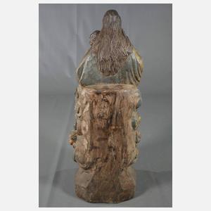 Geschnitzte Heiligenplastik