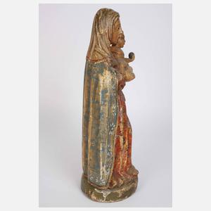 Geschnitzte Marienplastik