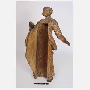 Geschnitzte Heiligenfigur