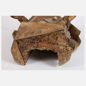 Geschnitzte Heiligenfigur