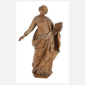 Geschnitzte Heiligenfigur