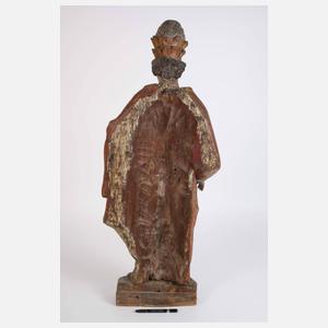 Geschnitzte Heiligenplastik