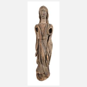 Geschnitzte Heiligenfigur