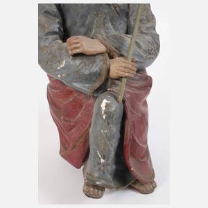 Geschnitzte Heiligenfigur