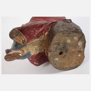 Geschnitzte Heiligenfigur
