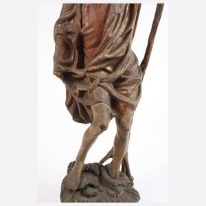Geschnitzte Heiligenfigur