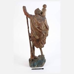 Geschnitzte Heiligenfigur