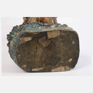 Geschnitzte Heiligenfigur