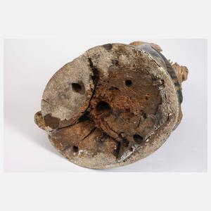 Geschnitzte Madonnenplastik