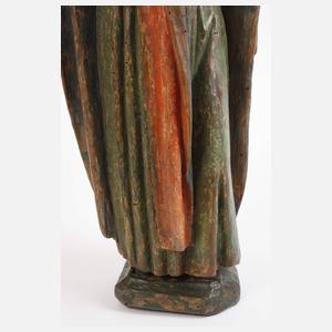Geschnitzte Heiligenfigur Frührenaissance