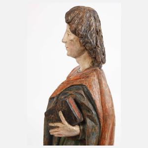 Geschnitzte Heiligenfigur Frührenaissance