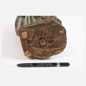 Geschnitzte Heiligenfigur Frührenaissance