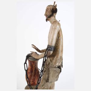 Geschnitzte Heiligenfigur