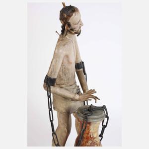 Geschnitzte Heiligenfigur