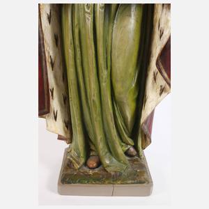 Geschnitzte Heiligenfigur