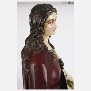 Geschnitzte Heiligenfigur