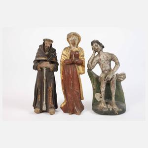 Konvolut sakrale Schnitzereien