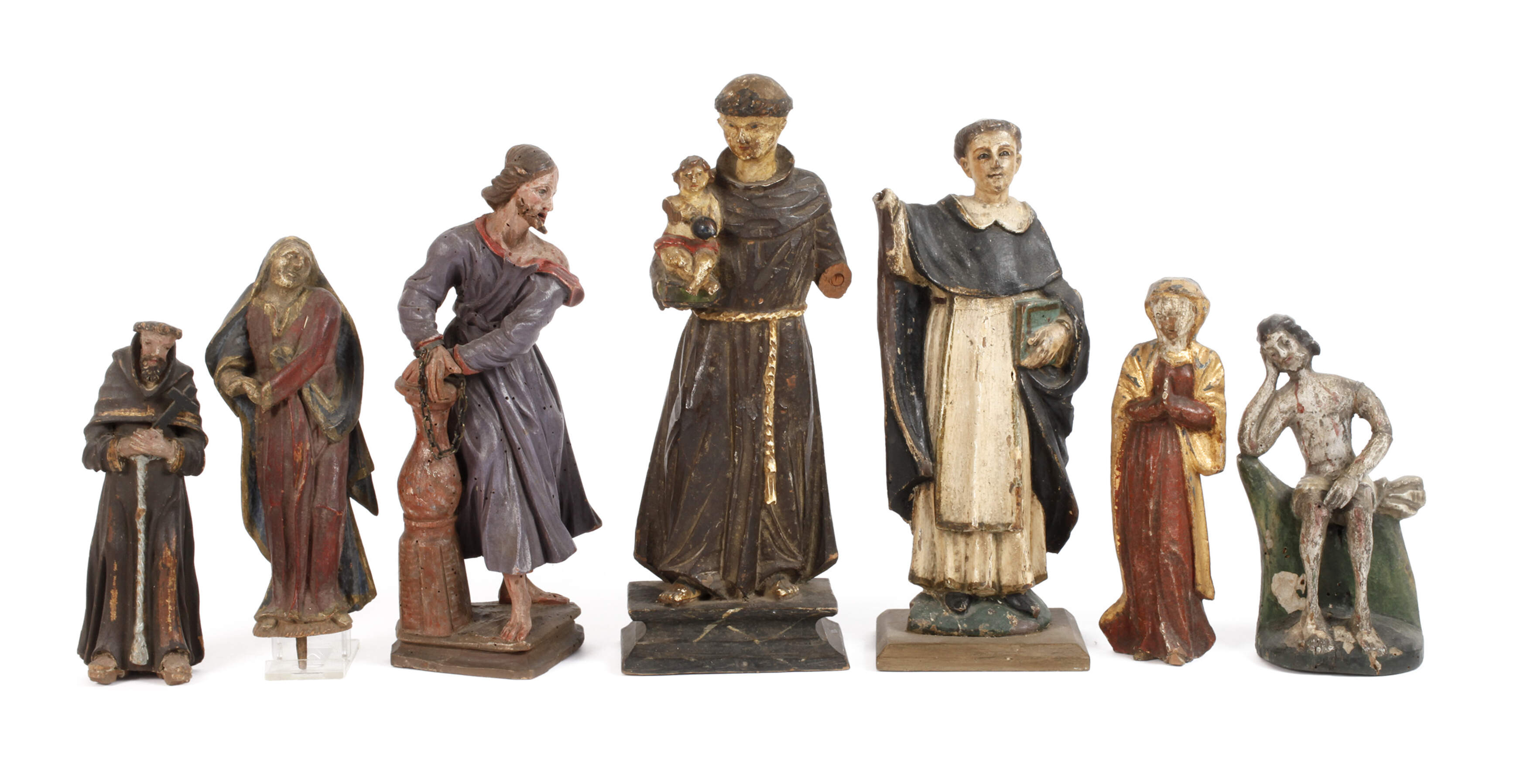 Konvolut sakrale Schnitzereien