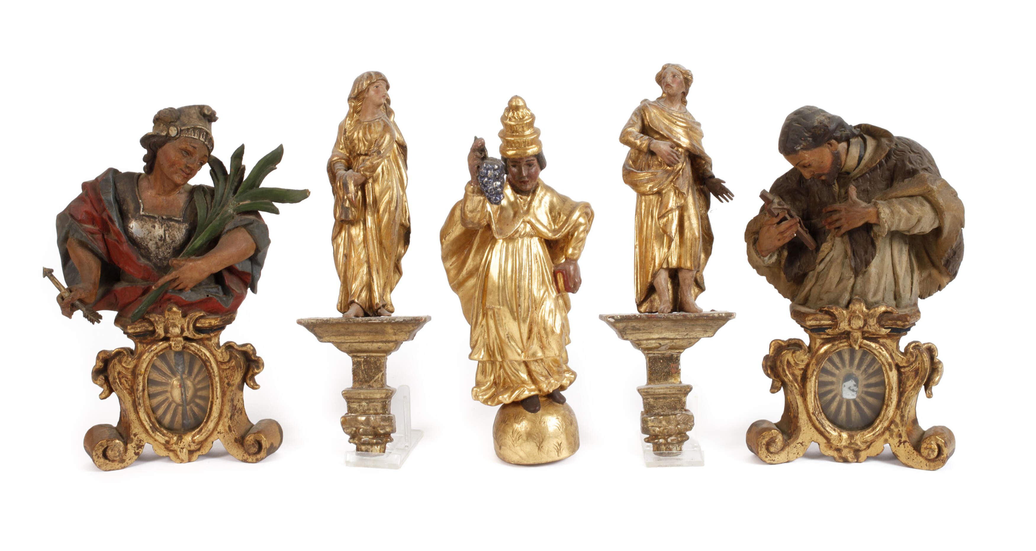 Konvolut sakrale Schnitzereien