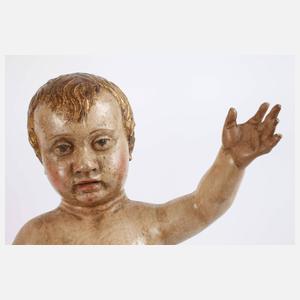 Geschnitzter Christusknabe